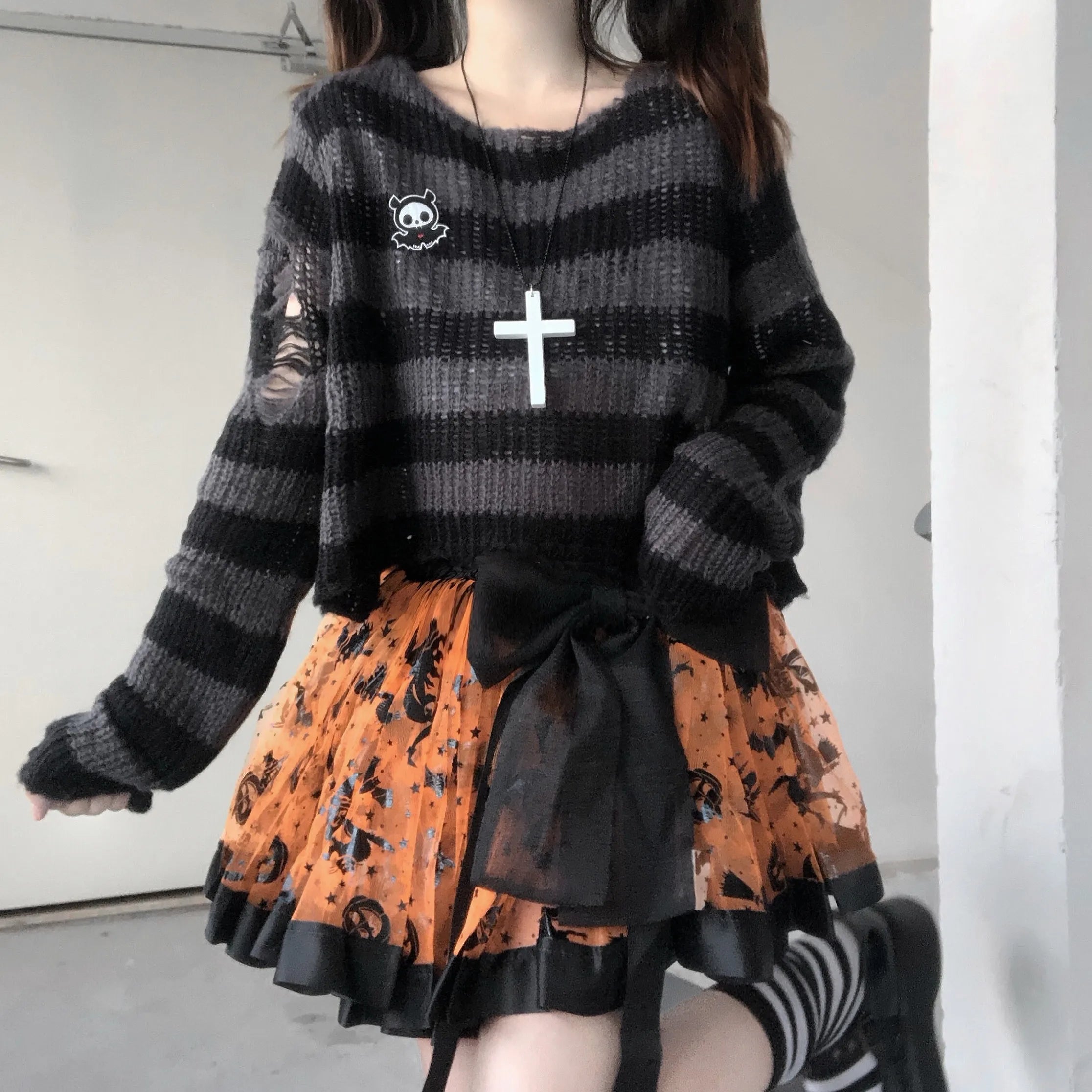 Ripped Knitted Jumpers | Mixed Designs | Wicker & Bloom