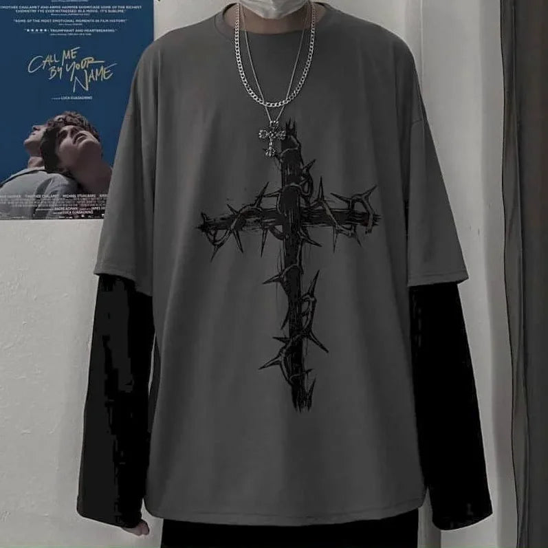 Oversized T-Shirt with Sleeves | Wicker & Bloom