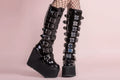 Black Platform Boots | Wicker & Bloom