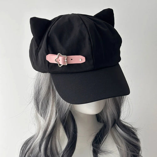 Cat Ears Gothic Beret — Wicker & Bloom