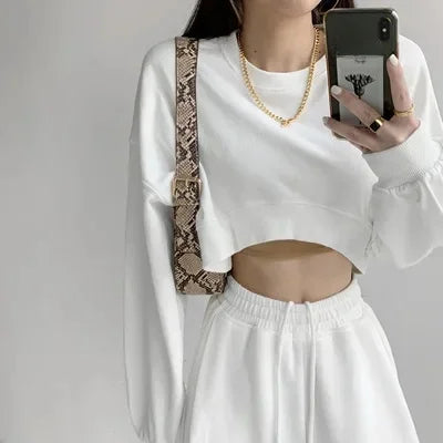 Cropped Hoodie | Wicker & Bloom