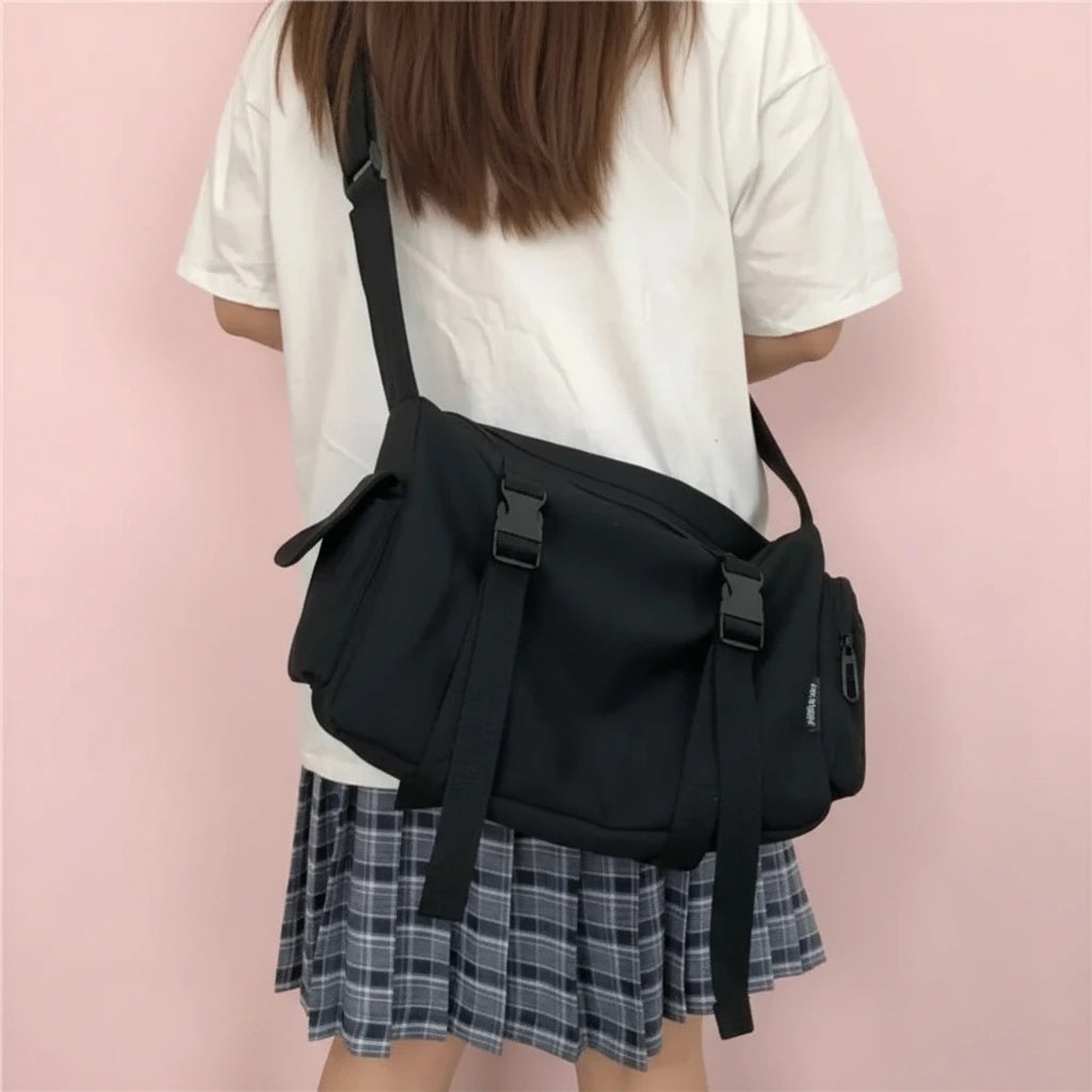Crossbody Canvas Bag | Wicker & Bloom