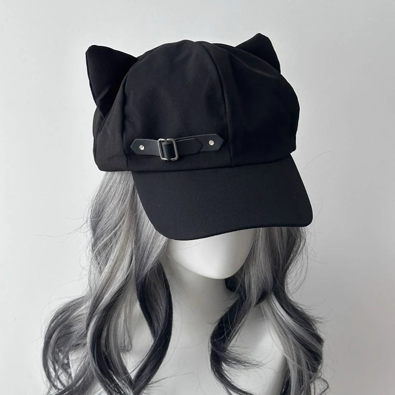 Cat Ears Gothic Beret — Wicker & Bloom