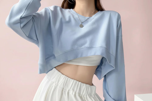 Cropped Hoodie | Wicker & Bloom