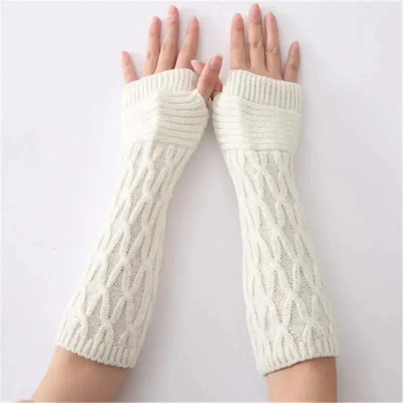 Knitted Fingerless Gloves | Wicker & Bloom