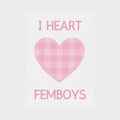 I Heart Femboys Poster | Wicker & Bloom
